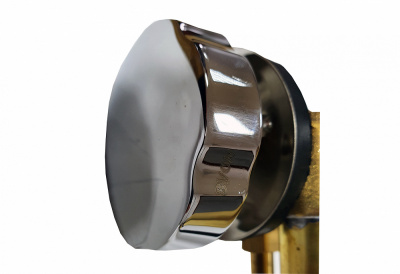 Слив-перелив медно-латунный для ванны полуавтомат Byon фото в интернет-магазине Русалия