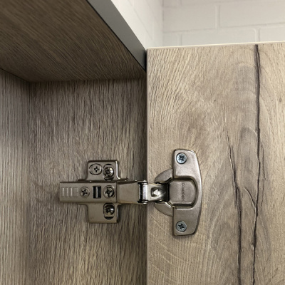 Зеркало-шкаф Comforty Вена-70 дуб дымчатый фото в интернет-магазине Русалия