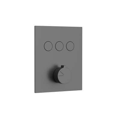 Душевой комплект VSFW-4311RGM встраиваемый, 3 режима, вороненая сталь Vincea фото в интернет-магазине Русалия