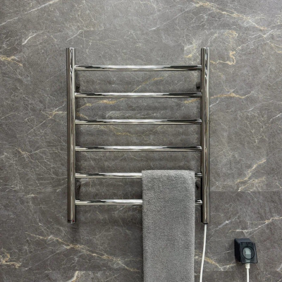 Полотенцесушитель электрический Fixsen CLASSIC 600х500 FX-7100, хром FX-7100 фото в интернет-магазине Русалия