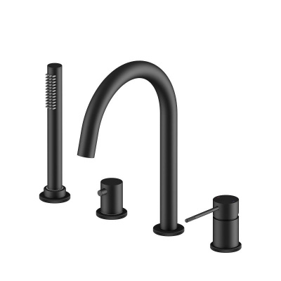 Смеситель для ванны и душа, врезной Timo Saona (2320/03Y) черный фото в интернет-магазине Русалия