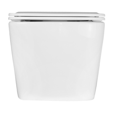 Унитаз подвесной безободковый Delphi 91343 Торнадо с сиденьем микролифт Loranto фото в интернет-магазине Русалия