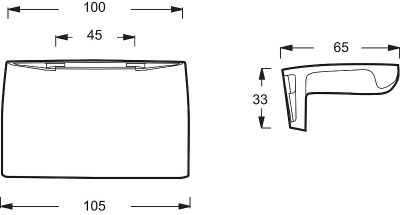 Ручки для ванн Repos/Adagio E75110-CP, хром Jacob Delafon фото в интернет-магазине Русалия