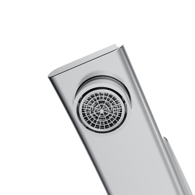 770220001 Jupiter, смеситель для умывальника с поворотным изливом, хром фото в интернет-магазине Русалия