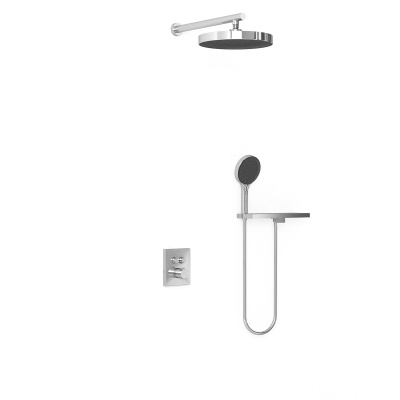 Душевой комплект Inspire VSFW-3I21T2RCH встраиваемый, термостатический, 2 режима, хром Vincea фото в интернет-магазине Русалия