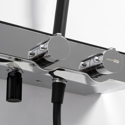 A11401 Thermo Душевой комплект с термостатическим смесителем Wasserkraft фото в интернет-магазине Русалия