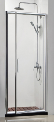 Распашная дверь для душа Drop 100 BD100.4110A Bravat фото в интернет-магазине Русалия