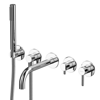 Смеситель для ванны скрытого монтажа WHITECROSS Y Y1240CR (хром) фото в интернет-магазине Русалия