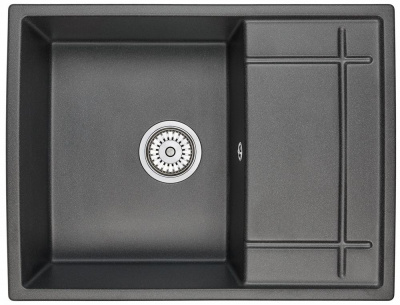 Кухонная мойка GRANULA (6501, ЧЁРНЫЙ) фото в интернет-магазине Русалия