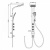 Душевая система GL-SL1001-3-CS Gllon фото в интернет-магазине Русалия