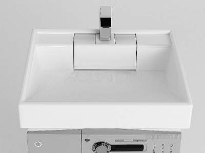 Раковина AQUATON Рейн 60 белая 1A72103KRW010 фото в интернет-магазине Русалия