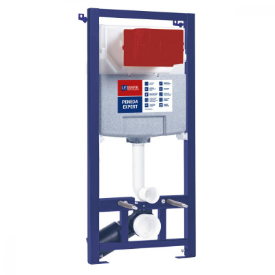 Система инсталляции Lemark PENEDA EXPERT для подвесных унитазов,  механическая, без кнопки смыва (9812002) фото в интернет-магазине Русалия