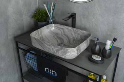 Раковина накладная Gid Mnc597 фото в интернет-магазине Русалия