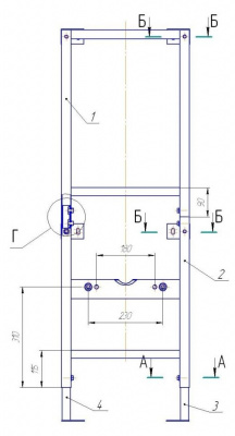Инсталляционная система для подвесных унитазов Leon New S-IN-MZ-LEON-NEW Cersanit фото в интернет-магазине Русалия