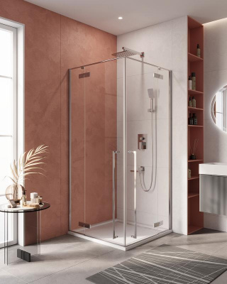 Душевой уголок Cezares LINER-A-2-100-C-Cr фото в интернет-магазине Русалия