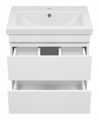 Тумба Енисей 60 подвесная с раковиной Cersanit Como 60 Misty фото в интернет-магазине Русалия