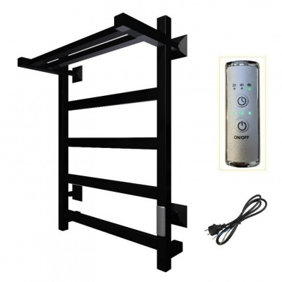 Полотенцесушитель электрический Пэк сп 20 П ВГП 60х50 черный Тругор фото в интернет-магазине Русалия