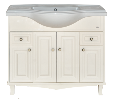 Тумба Шармель 105 с раковиной Kirovit Классик 105 Misty фото в интернет-магазине Русалия