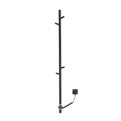 Полотенцесушитель электрический Vincea VTD-1DBE 15х140, черный, таймер фото в интернет-магазине Русалия