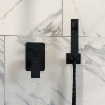 Смеситель для душа скрытого монтажа EXCELLENT Keria AREX.2045BL (черный мат) фото в интернет-магазине Русалия