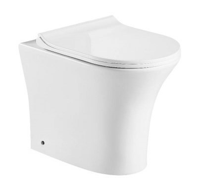 Унитаз BERNINA F приставной безободковый Ceruttispa CT7842 (520х340х400) фото в интернет-магазине Русалия