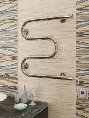 Электрический полотенцесушитель  25 М-обр 500х500 4620768883910 Terminus фото в интернет-магазине Русалия