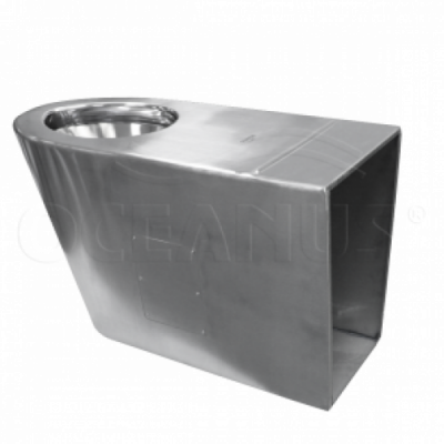 Унитаз приставной из стали 1-011.1 Oceanus фото в интернет-магазине Русалия