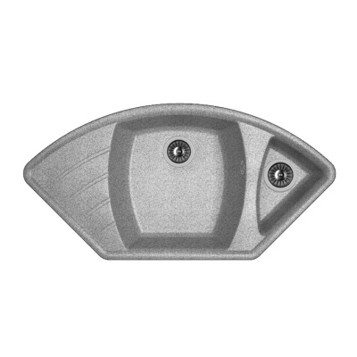 Кухонная мойка Dr. Gans ГАБИ 25.050.E1015.409, базальт фото в интернет-магазине Русалия