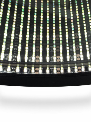 Зеркало с подсветкой Infinity Black d600 датчик движения, ореольная подсветка ЗЛП3017 Continent фото в интернет-магазине Русалия