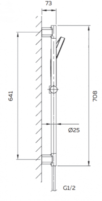 Душевой гарнитур SS 030303 Cr AltroBagno фото в интернет-магазине Русалия