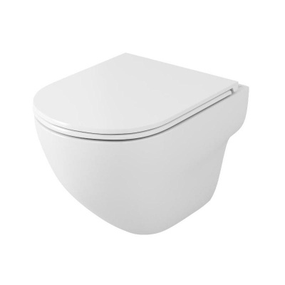 Унитаз подвесной Wave Cirkel-H ТОРНАДО с сиденьем микролифт TOWLT190801 OWL фото в интернет-магазине Русалия