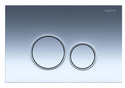 Клавиша смыва KDI-0000018 хром глянец Aquatek фото в интернет-магазине Русалия