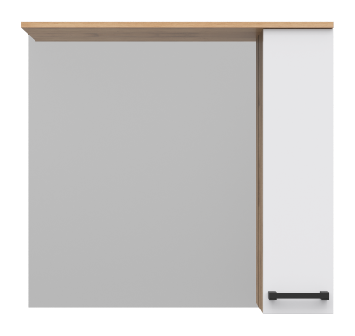 Зеркальный шкаф Крафт 80 правый П-Кра-02080-011П Misty фото в интернет-магазине Русалия