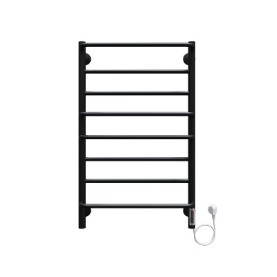 Полотенцесушитель электрический Евромикс П8 500x850, черный (RAL 9005 матовый) 4660059930336 Terminus фото в интернет-магазине Русалия