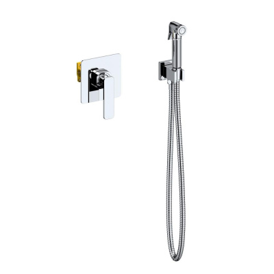 Смеситель встроенный с гигиеническим душем Timo Torne (4389/00SM chrome) фото в интернет-магазине Русалия