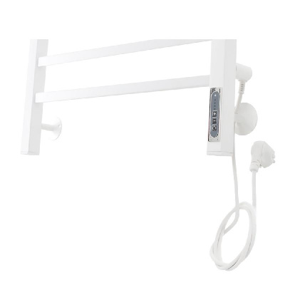 Электрический полотенцесушитель  белый DMT Квадро П8 500x800 БЕЛ EK R фото в интернет-магазине Русалия