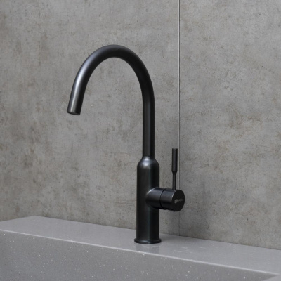 Смеситель Lemark Expert для кухни с поворотным изливом (LM5079BL) фото в интернет-магазине Русалия