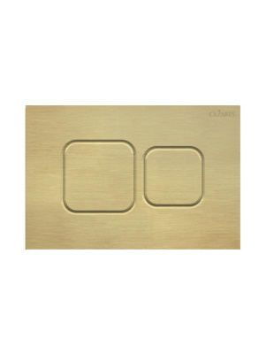 Кнопка смыва CEZARES PN2-BTN-BORO Брашированное золото/сталь фото в интернет-магазине Русалия