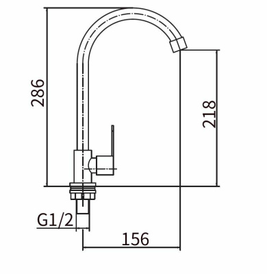 Кран для кухни под фильтр FASHUN (A54192) фото в интернет-магазине Русалия