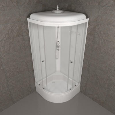 Душевая кабина Ультра 90*90 В (7 мест+сифон D50) Щ0000061849 Тритон фото в интернет-магазине Русалия