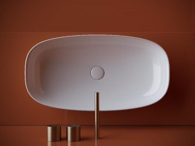 Умывальник чаша накладная овальная Element 700*375*140мм CN5040 Ceramica Nova фото в интернет-магазине Русалия