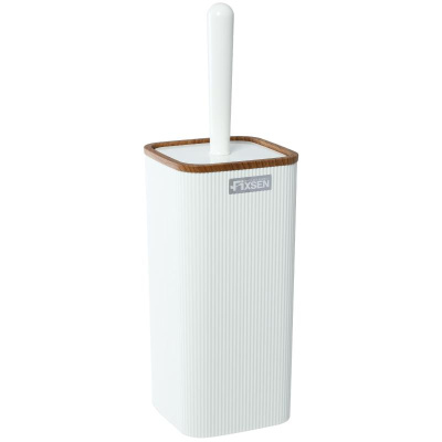 Ершик FIXSEN WHITE WOOD FX-402-5, белый/коричневый фото в интернет-магазине Русалия