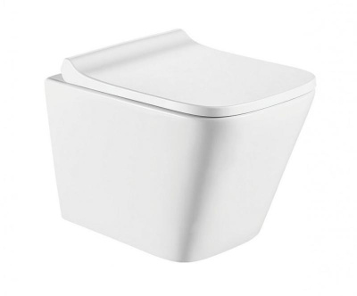 Унитаз подвесной CeramaLux 5171 бело-глянцевый фото в интернет-магазине Русалия