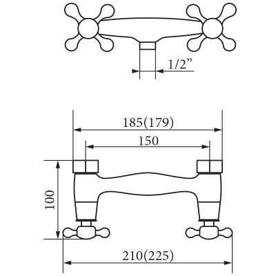 Смеситель для душа Agatha Chromo VR.AGT-3730.СR Veragio фото в интернет-магазине Русалия