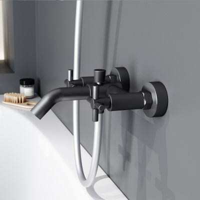 271000000 Neo Classic Graphite, смеситель для ванны/душа фото в интернет-магазине Русалия