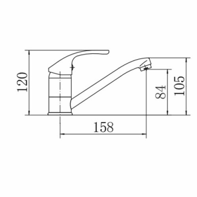 Смеситель для кухни FASHUN (A4536) фото в интернет-магазине Русалия