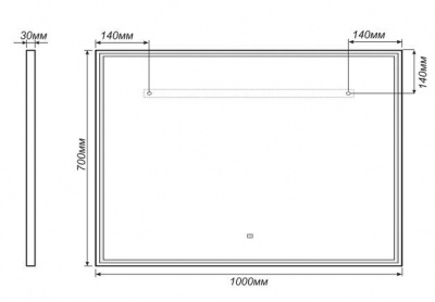 Зеркало Marta Classic 1000 Vigo фото в интернет-магазине Русалия