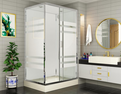 Прямоугольная душевая кабина 110х85х210 ESKE118CKR Esbano фото в интернет-магазине Русалия