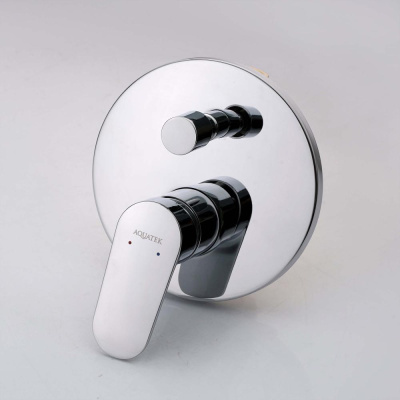 AQ1846CR НИКА смеситель для ванны (внешняя и скрытая часть) Aquatek фото в интернет-магазине Русалия