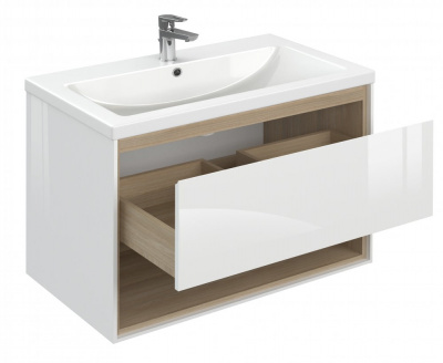 Подстолье Louna 80 SZ-LOU-CO80/Wh БЕЗ раковины Cersanit фото в интернет-магазине Русалия